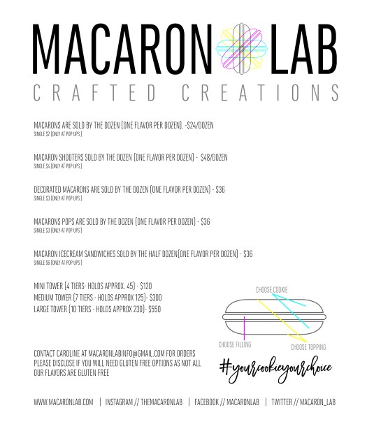 Macaron Lab Price list-01